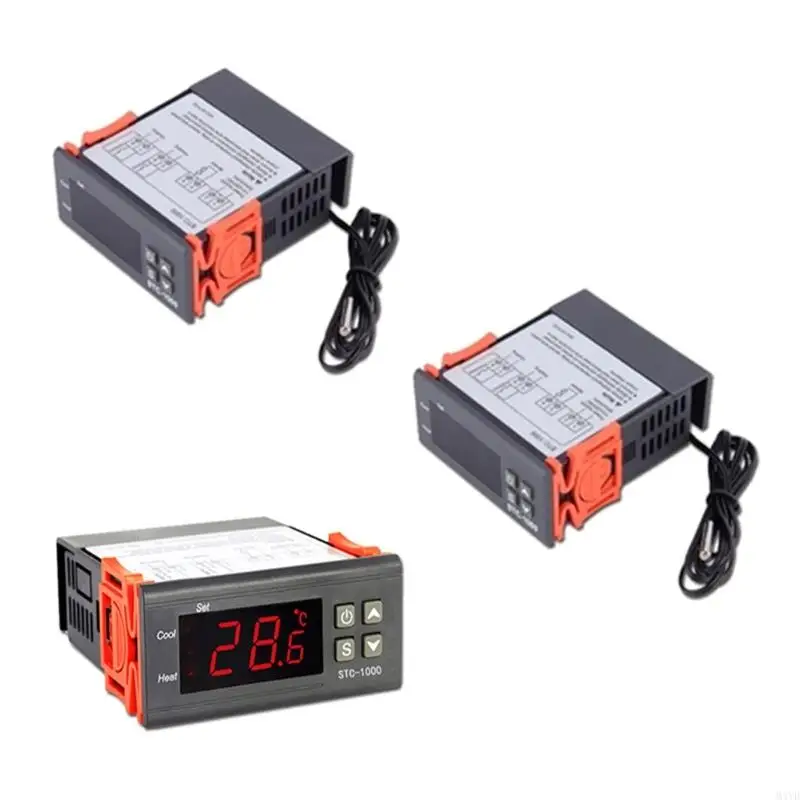 Digital Climate Control Device With Temperature Calibration And Output For HVAC Equipment M4YD