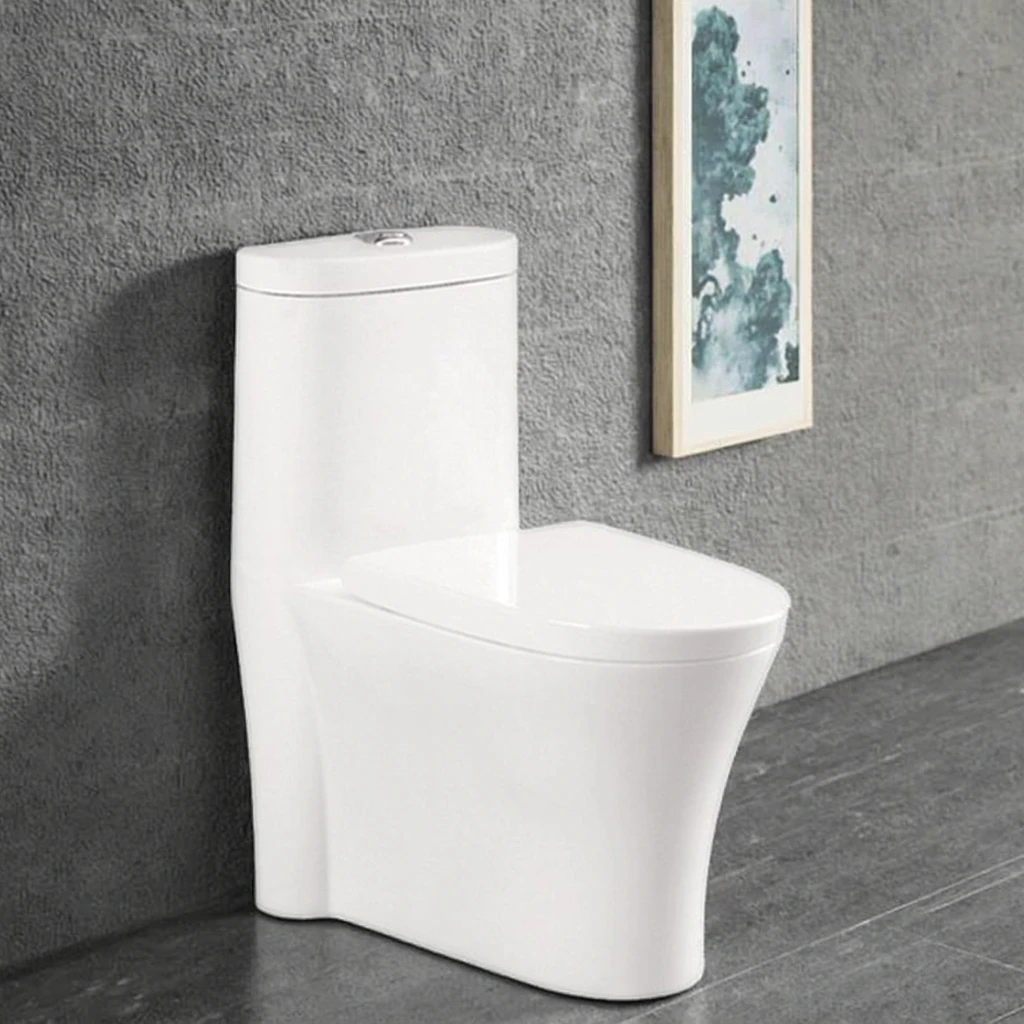 

Home Hotel China Factory High Quality Modern Design Sanitary Ware Ceramic Toilet Bowl Bathroom Toilet Seat Wc One Piece Toilet