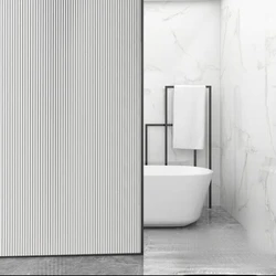 Glass Privacy Window Film 3D Decorative Static Cling Heat Insulation Sun Blocking for Kitchen Living Room