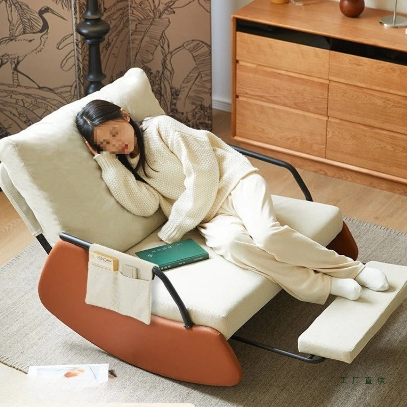 Household rocking Adult recliner, lunch break Balcony leisure chair Sofa Living room Double rocking chair