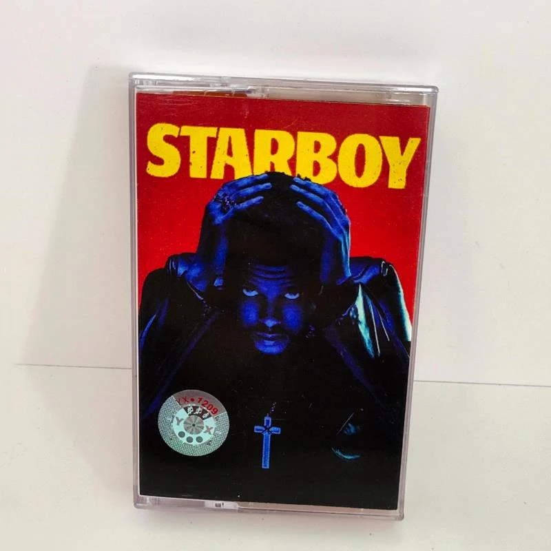 

Retro The Weeknd Music Magnetic Tape Starboy Album Cassettes Cosplay Walkman Car Recorder Soundtracks Box Collection Gifts