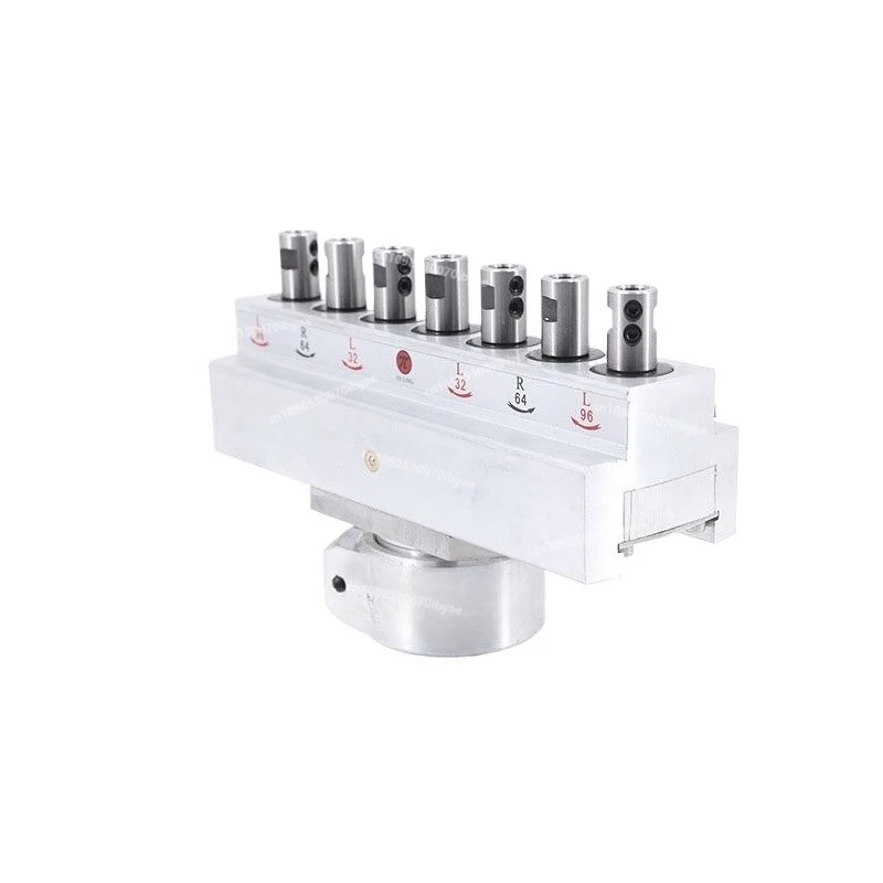 Woodworking Drilling Machinery, Three Rows of Drilling Accessories, Drill Bag Row  Connector 7 Holes  Row