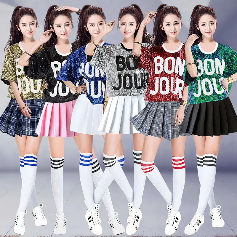 أزياء أداء جديدة مطرزة للفتيات أزياء رقص الشوارع أزياء رقص الجاز وأزياء أداء الرقص الحديث