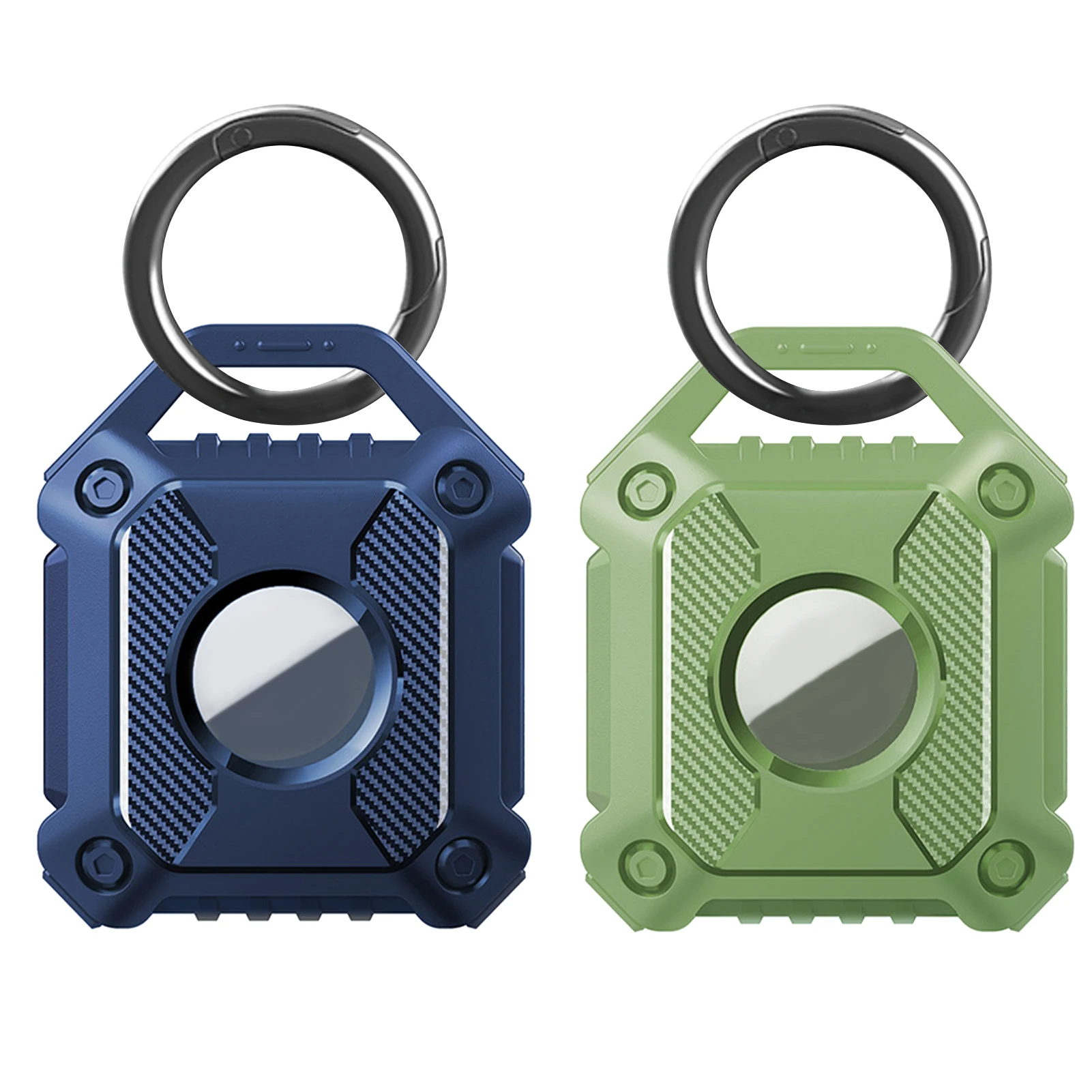 2 stücke abdeckung gps tracker ip67 wasserdichte kratz feste schutzhülle mit schlüssel ring gepäck tasche tpu halter fit für airtag