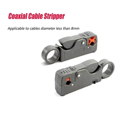 Multi-functional Coaxial Cable Stripper, Wire Stripping Tool, RG58, 59, 62, 6, 3C2V, 4C, 5C, Stripper, Cable Cutter