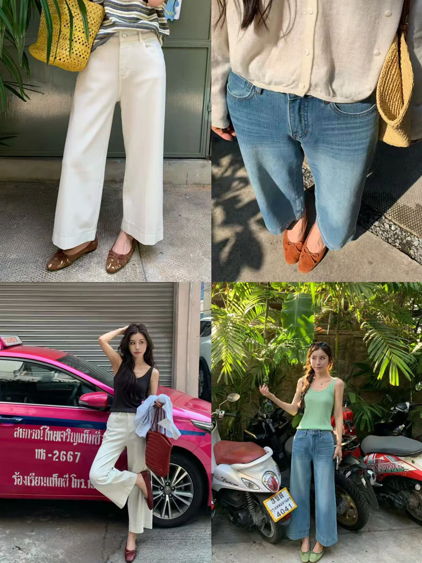 

New Arrival Four-Way Stretch Denim Jeans Hand-Stitched S 9-Piece Spring Summer Ladies Casual Sle Knitted Straight Leg Jeans