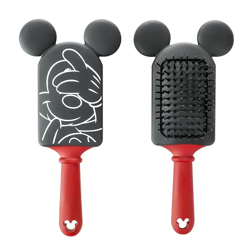 Disney Air Cushion Massage Combs Minnie Mouse Cartoon Anime Figures Children Comb Hair Brush Hairdressing Tool Kids Gift