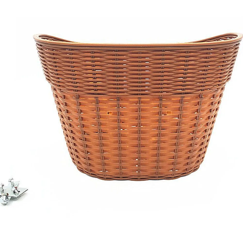 

Bike Basket Bicycle Storage Front Rear Rack Saddle Bags Large Capacity Durable Plastic Water Resistant Easy Installation Outdoor