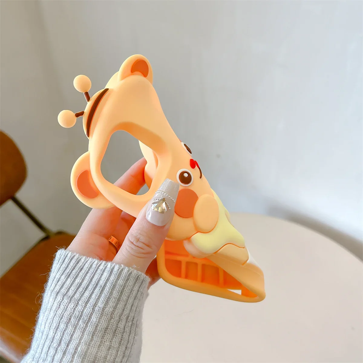 3D Butter Bear Ice Cream Suitable For iPhone16 15 Pro Max 14 Phone Case 13 Silicone 11 12 Pro Protective Case