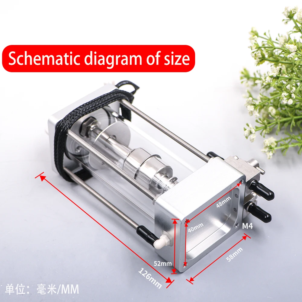 Solvent Printer Konica Printhead Glass Ink Cartridge Transparent Sub tank for Allwin Docan Inkjet Printer Glass Ink Tank