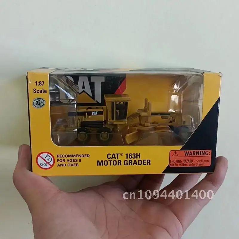 CAT 12G D6R D25D موتور Grader الطريق جرافة شاحنة قلابة نموذج 1:64 مقياس دييكاست سبيكة لودر أطفال بالريموت كنترول لعبة مجسمة