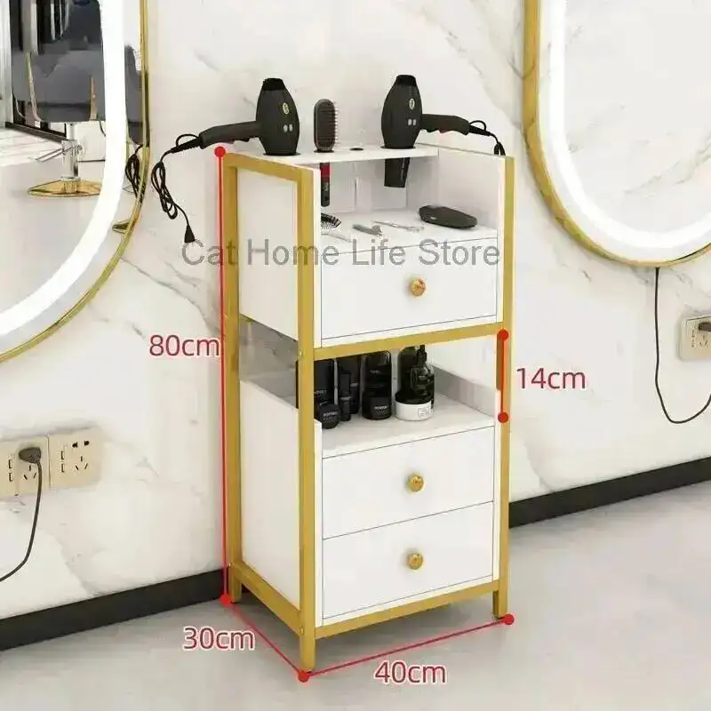 Trolley Salon Loading for Foldable Tools Hair Container Rolling Utility Furniture Beauty Esthetician Cart Cosmetic Wheels Luxury