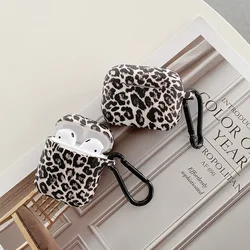 Leopard Print Fone de ouvido caso para Apple AirPods, Soft Wireless Headphones capa, novas impressões, 1, 2, 3, Pro 2