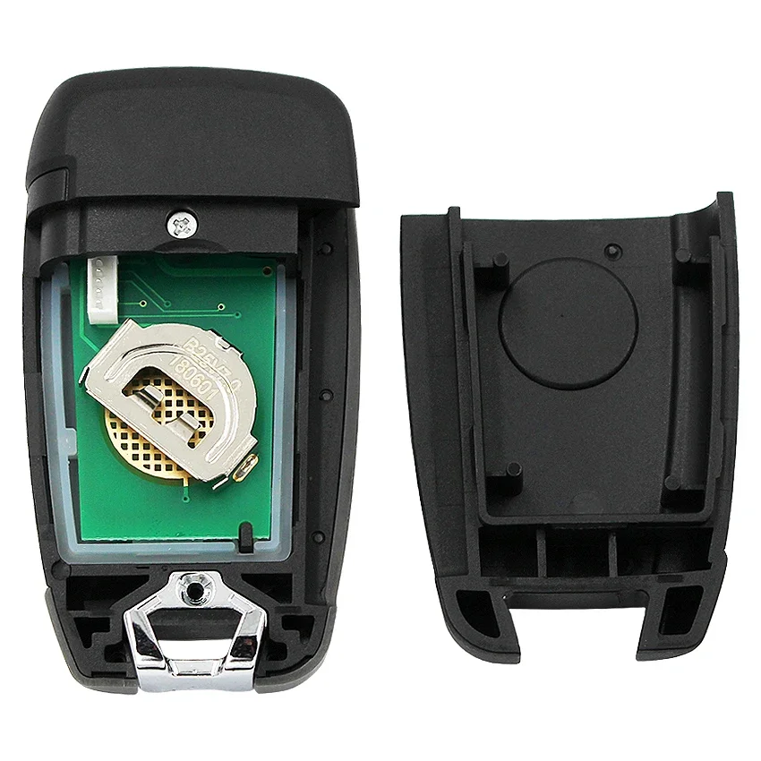 Ecusells 3 pulsanti Flip Remote Key Fob 433MHz 4 d60 Chip per Hyundai Accent 2018-2019 P/N: muslimah