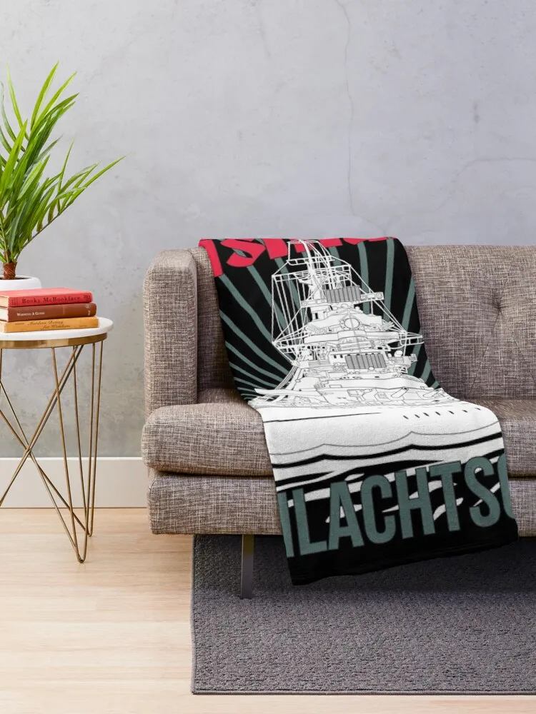 German battleship Bismarck Throw Blanket Blankets Sofas Of Decoration Sofa Blankets