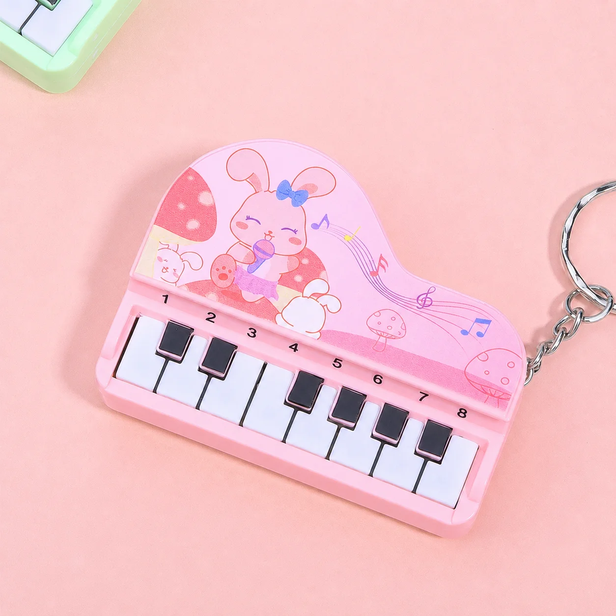 Electronic Piano Keychain  Piano Pendant Mini  Piano Keychain Portable Educational  Keychain For Bag Decoration