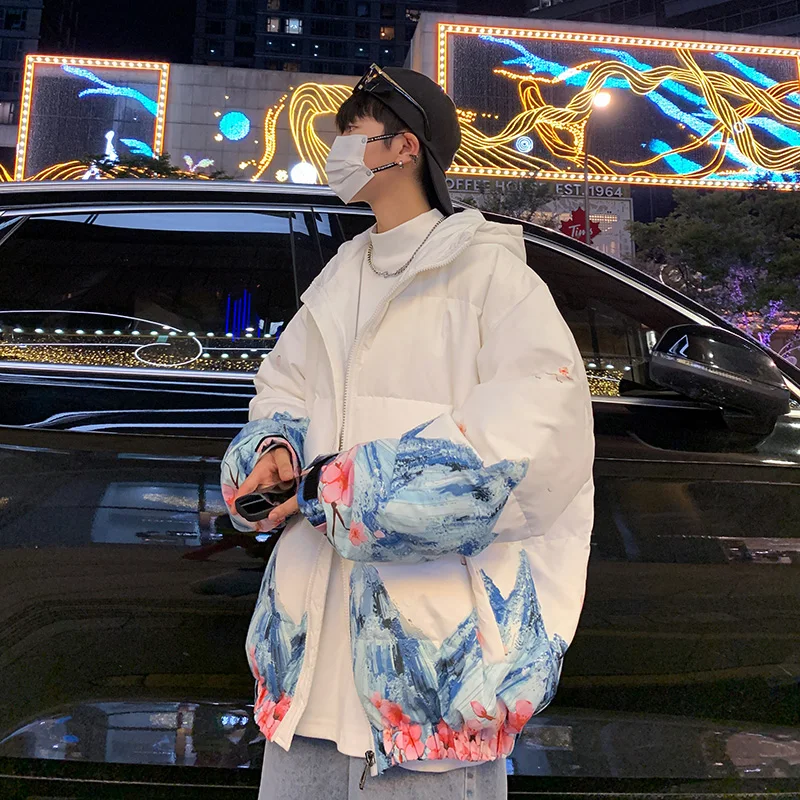 

Свободная модная белая мужская куртка из пуха 2025 года: новая повседневная зимняя куртка Vitali для молодежи, верхняя одежда с ощущением молодости