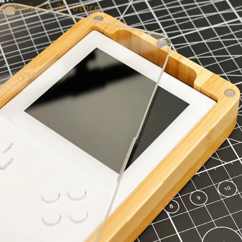 Gaming-Konsolen-Gehäusehalter, elegantes Schutzgehäuse mit magnetischem Deckel, geeignet für analoge Taschenspiel-Enthusiasten – Detail 7