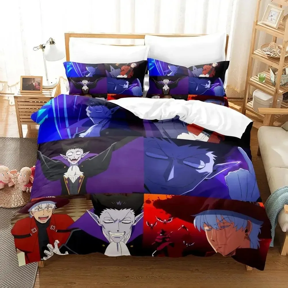 

The Vampire Dies In No Time 2 Bedding Set Cartoon Anime Adult Kid Bedroom Duvet Cover Sets 3D Print Kawaii Anime