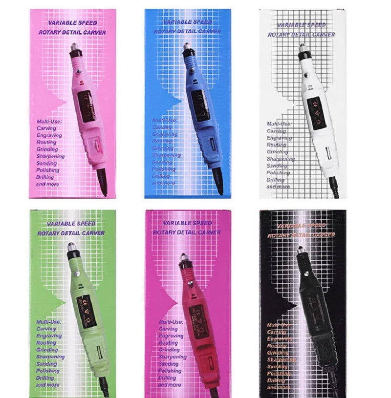 المحمولة مانيكير باديكير أدوات تلميع قوية الكهربائية مسمار الحفر آلة طحن مزيل طلاء الأظافر مسمار أدوات الرسم هلام إزالة