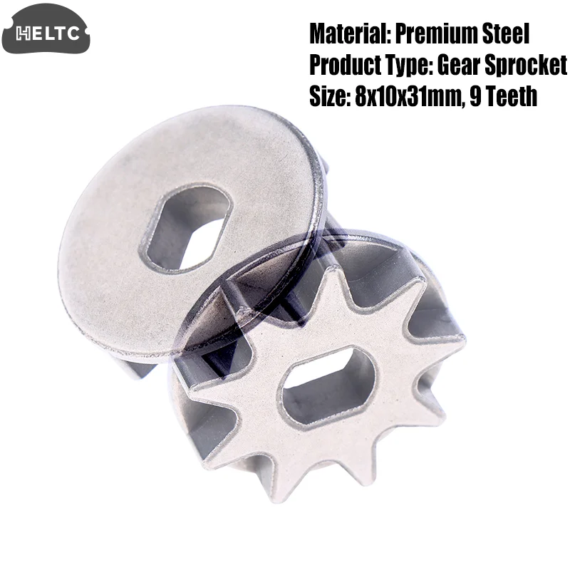 1/2pcs 8x10x31mm Gear Sprockets Drive Replace Sprocket 8 Inch 9Teeth For Gear Asterisk Electric Chain Saw Chainsaw Chain