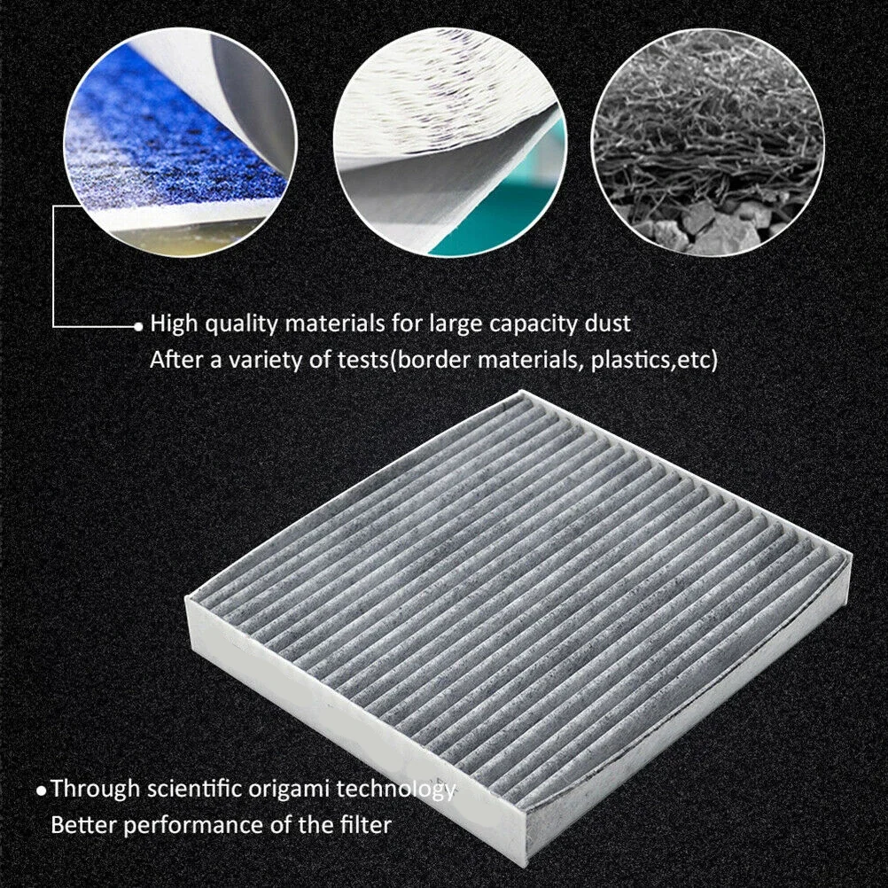 1x Car Carbon Air Filter Suitable For Toyota For Camry For Corolla For Highlander 87139-50100 Cabin Air Filter Car Accessories