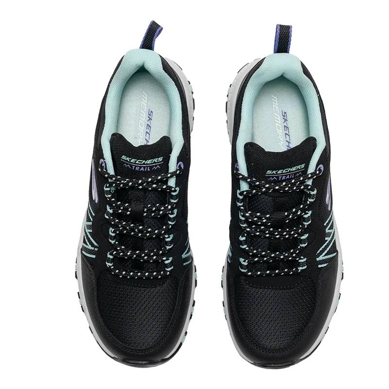 

Skechers Женская городская уличная обувь на шнуровке Походная обувь Удобная амортизирующая женская обувь Спортивный образ 180017-Bkmn