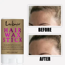 LOCKMIO 75g Smooth Wax Stick for Wig Broken Hair Finalizing Artifact Natural Strawberry Scent Convenient Styling Solid Hair Wax