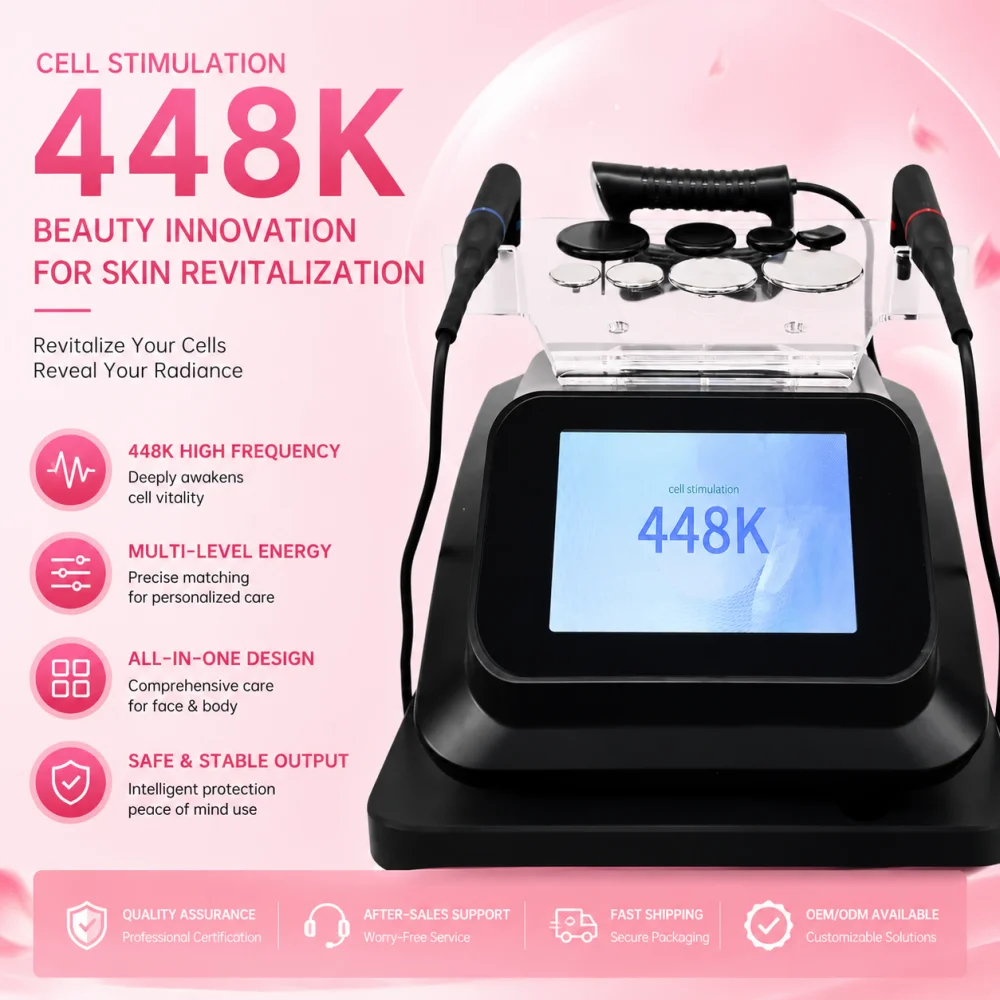 

448KHz RF Skin Tightening Body Slimming Machine Professional CE Beauty Device High Frequency Thermo Weight Loss Salon 2026