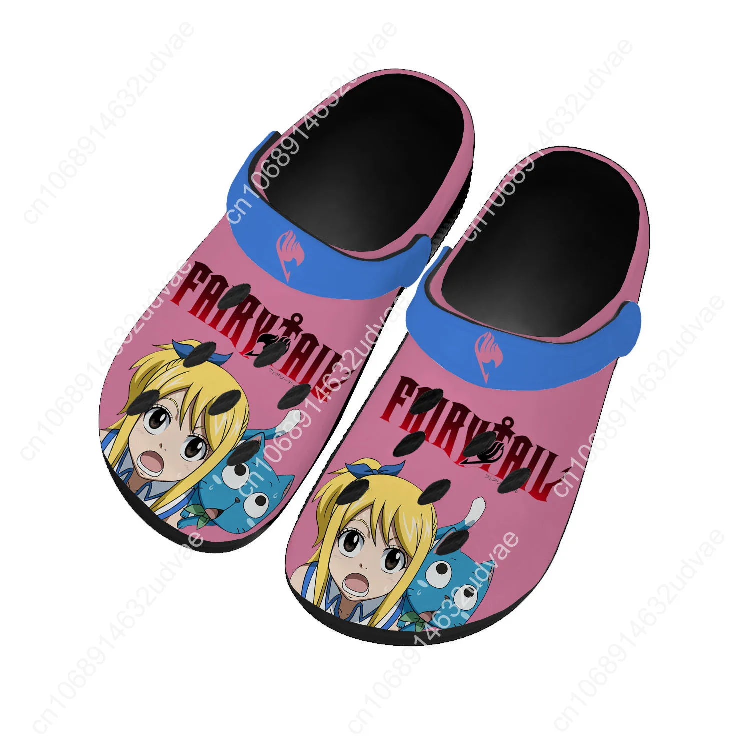 Lucy Heartfilia Water Shoes Women Teenager High Quality Fashion Home Garden Clogs Custom Sandals Beach Breathable Hole Slippers