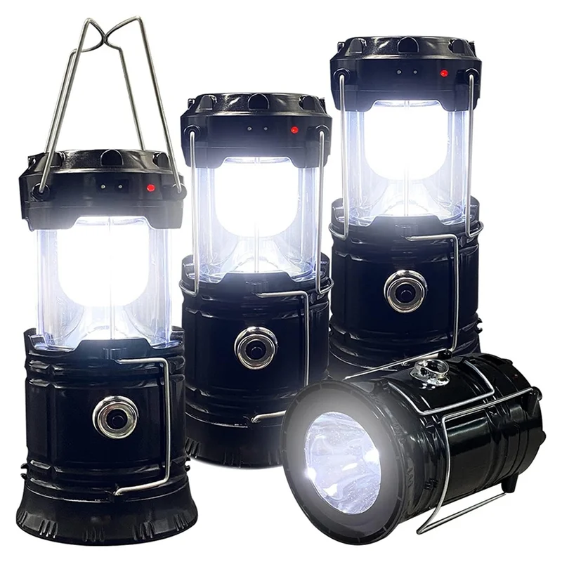 

-A41U 4Pc Solar Camping Lights, USB Charging Lights, Portable Waterproof Solar Lights, Indoor And Outdoor Emergency Lights