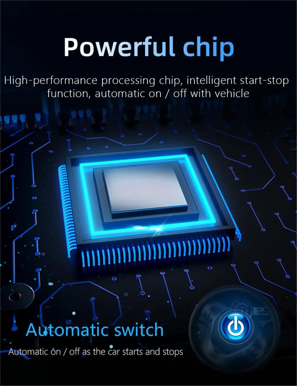 C100 OBD2 HUD Spiegel Head-Up-Display Digitaler Geschwindigkeitsalarm Wassertemperatur-Voltprojektor mit KM/H MPH Fahrzeugelektronik-Zubehör – Detail 20