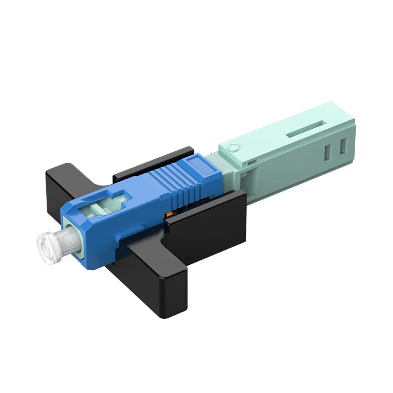 air-flip-type-ffc-3f-quickly-assembly-connector-for-2x3mm-drop-cable-telcome-grade-standards-low-insertion-loss-low-return-loss