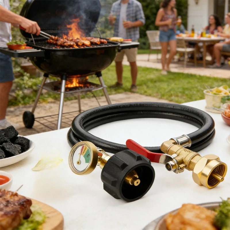 

Переходник для заправки пропаном, шланг-адаптер для заправки пропаном длиной 3 фута/91,44 см, подходит для клапанов и приборов