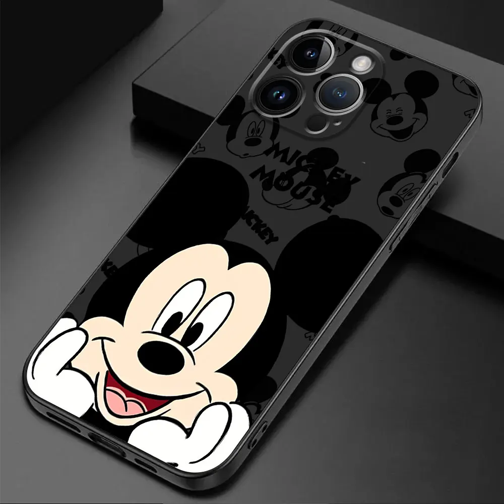 TPU Soft Phone Case for Apple iPhone 12 Mini XS X 8 Plus SE 14 XR 11 15 Pro Max 13 Pro Armor Disney Mickey Minnie Mouse Cover