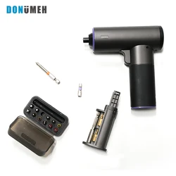 Rechargeable Electric Screwdriver Cordless Removable Multi-function Drill Power Tools LED Light  WIth S2 18PCS Accessories