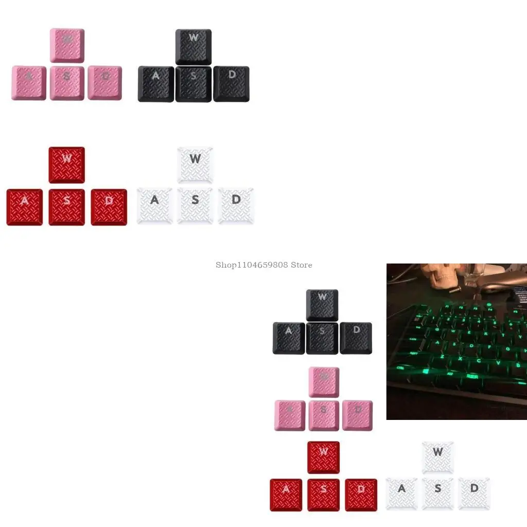 WASD-Schlüsselkaps OEM-Profil Textur Nicht-Rutsch-Schlüsselersatz für G913 G915