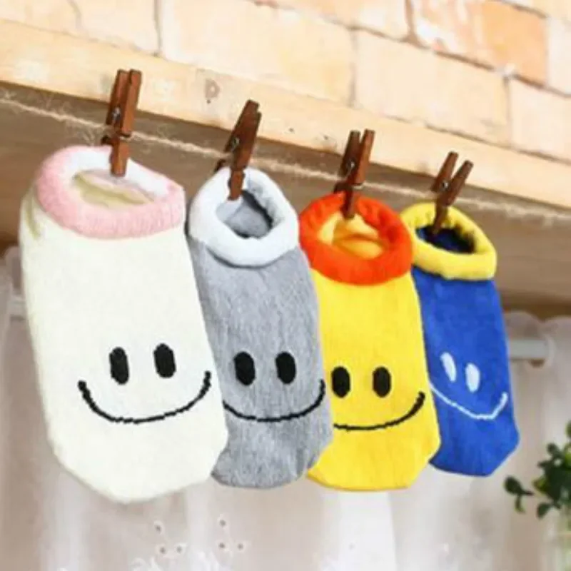 4pairs/Lot Cotton Baby Boat Sock Infant Kids Sneaker Socks Cartoon Newborn Slipper Socks