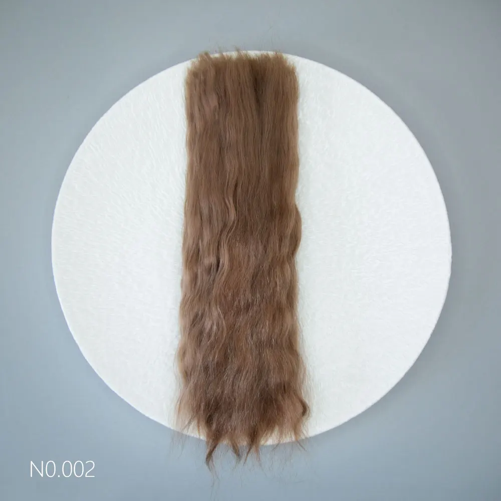 「cabelo encaracolado natural」Witdiy marca reborn boneca peruca blythe mohair é tão macio como cabelo lanugo e usa corantes seguras, tão sinta-se grátis