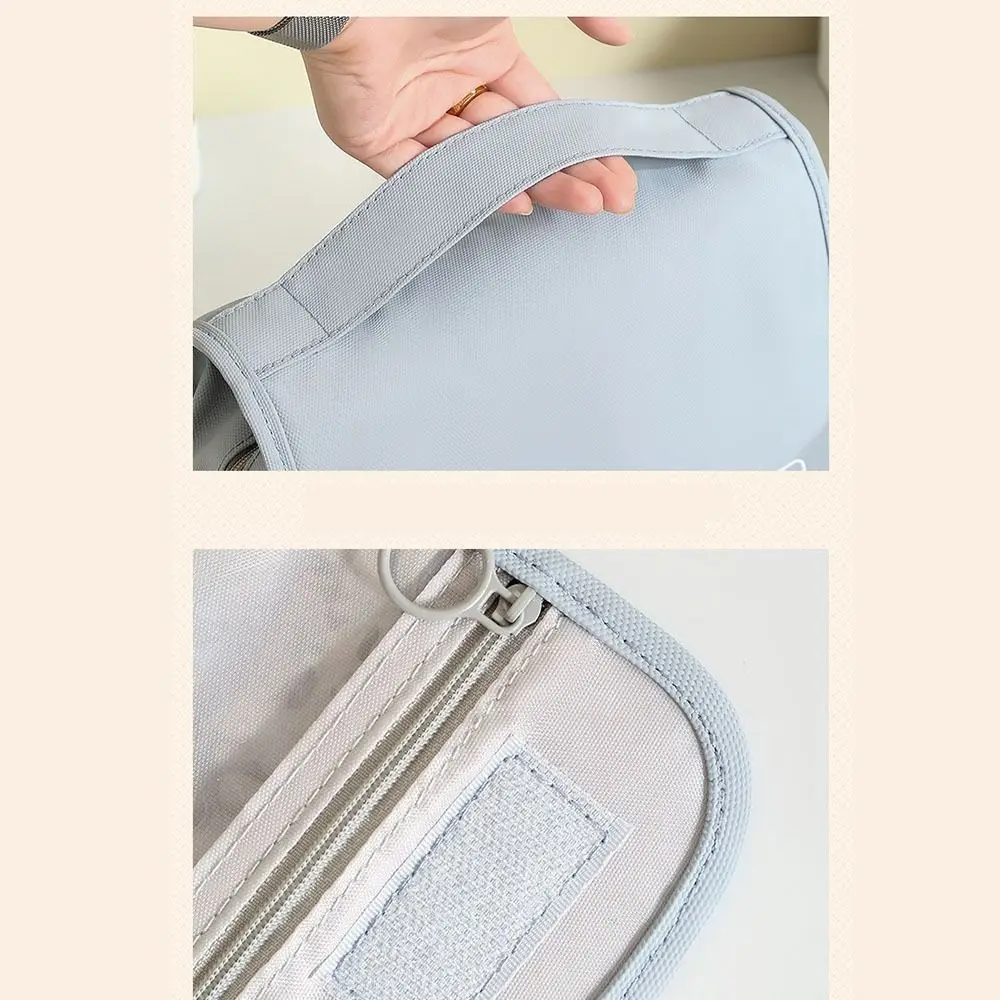 Large Capacity Hanging Toiletry Bag Multi-compartment Waterproof Women Makeup Bag Foldable Space Saving Travel Organizer Bag