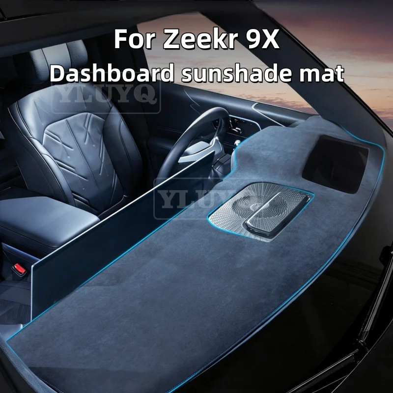 

Солнцезащитный коврик для приборной панели ZEEKR 9X, защита от солнца для центральной консоли, теплоизоляция, аксессуары для модификации интерьера.