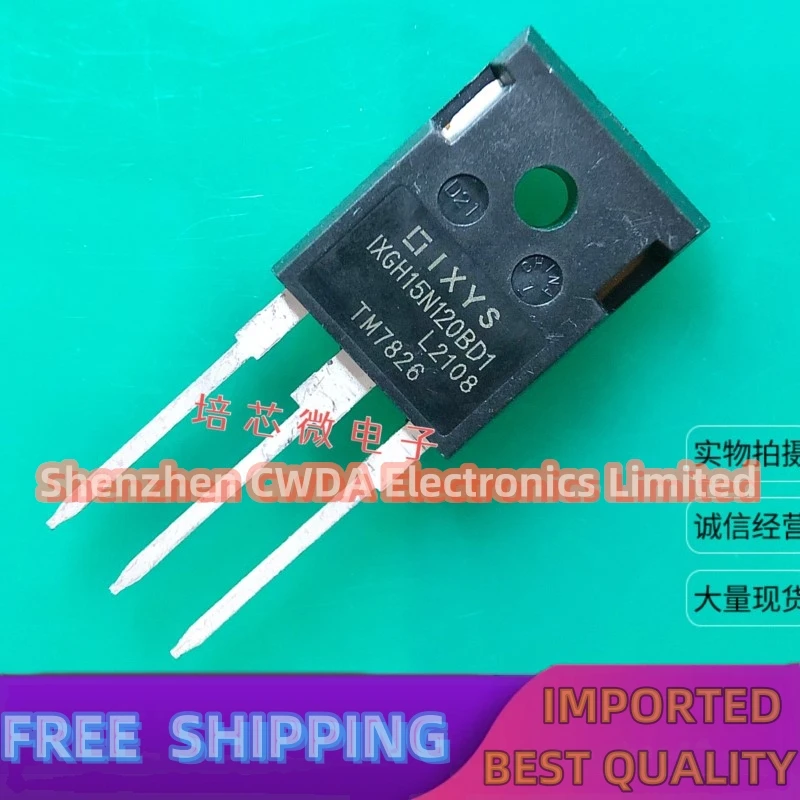 10PCS-20PCS  IXGH15N120BD1  TO-247 30A/1200V IGBT  In Stock Can Be Purchased 