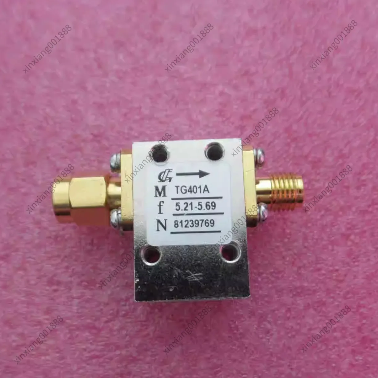 For TG401A RF Microwave Coaxial Isolator, 4.6-6.1GHz 4600-6100MHz SMA Female