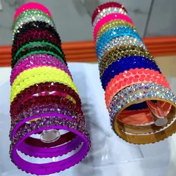 Latin Dance Diamond Women's High end Bracelet Earrings Adult National Standard Dance Black Pool Performance Accessories Jewelry