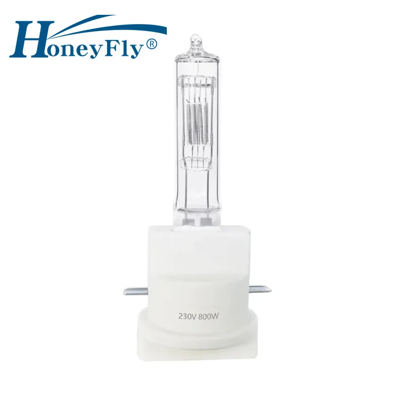 

HoneyFly PGJX50 Halogen Stage Lamp 230V 800W Halogen Studio Light Capsule Clear Spotlight Bulb Warm White