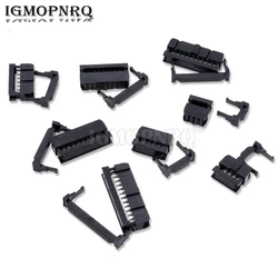 ISP 소켓 커넥터, FC- 6 암 헤더, 2.54mm 피치, 6, 8, 10, 12, 14, 16, 18, 20, 30, 40, 50/64 핀, 5 개