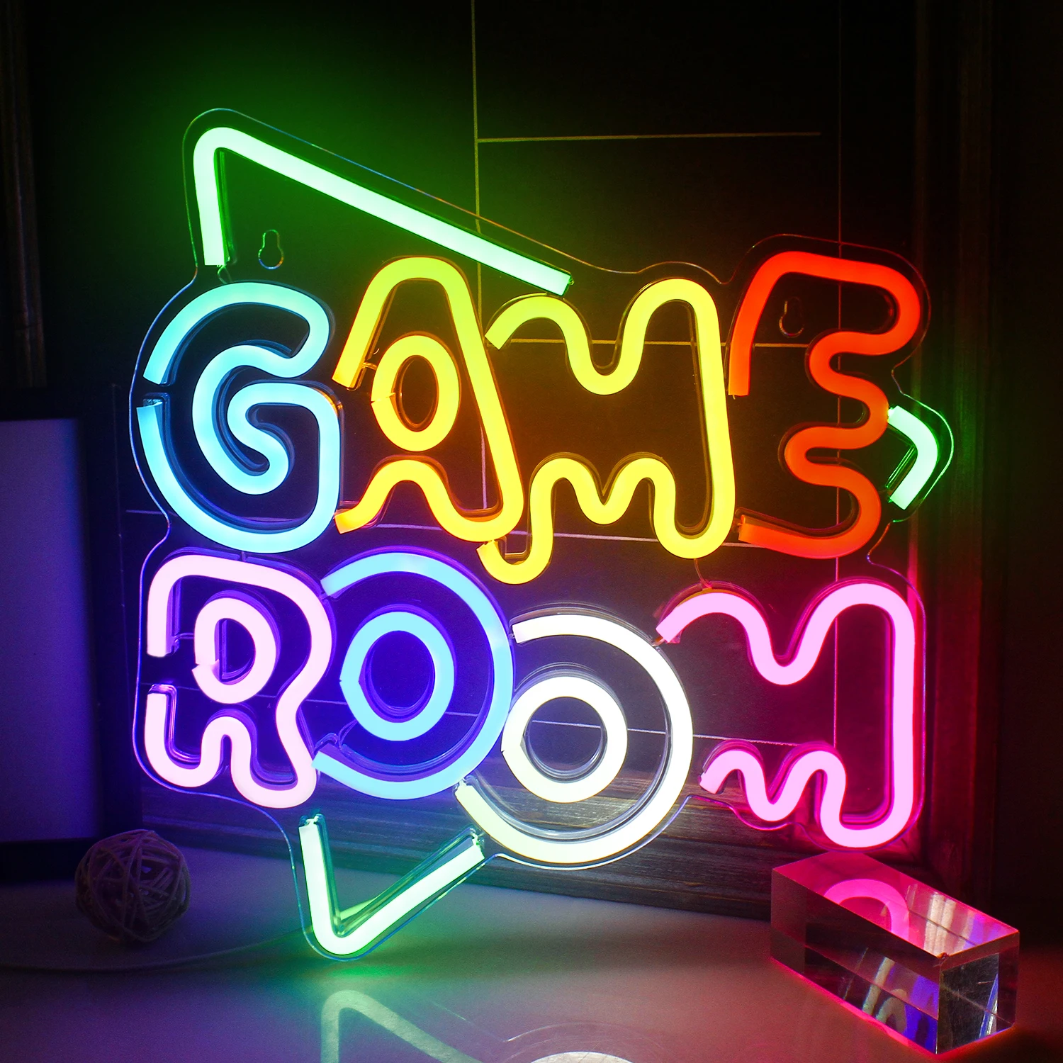 Imagem -02 - Led Neon Lights para Bedroom Wall Gaming Decor Sala de Jogos Decoração para Meninos Presentes Adolescentes Decorações de Festa