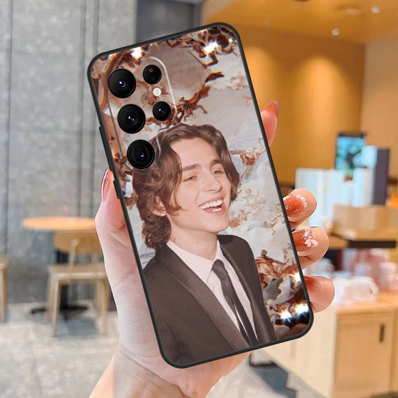 티모티 샬라메 배우 폰 케이스 삼성 갤럭시 S25 S24 S23 S21 S20 S22 울트라 S9 S10 플러스 S25 FE 백 커버