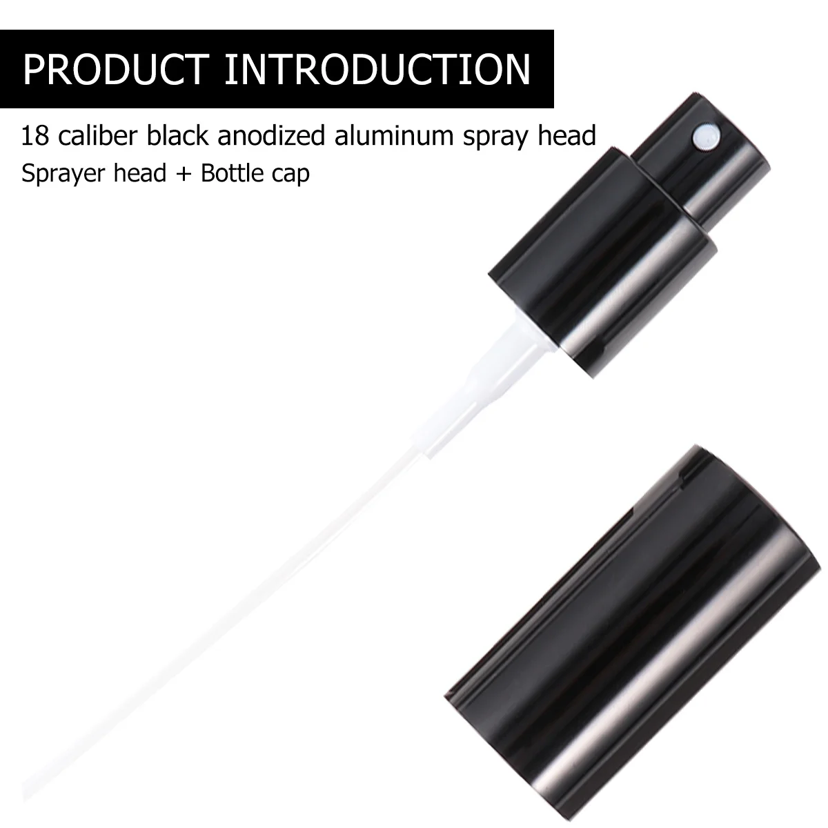 10 szt. Elektrycznych aluminiowych głowic rozpylających, zamienne dysze do podlewania roślin, bonsai, czyszczenia, czarne, delikatne rozpylanie mgiełki