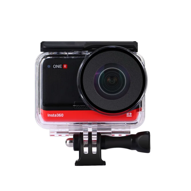 Funda de buceo para Insta360 ONE R, gran angular 4K, doble lente, 360 Mod, Caja impermeable para accesorios Insta 360 R